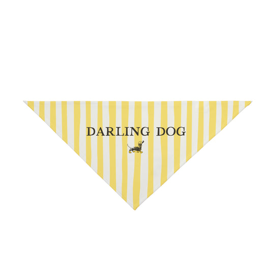 Yellow Striped Bandana
