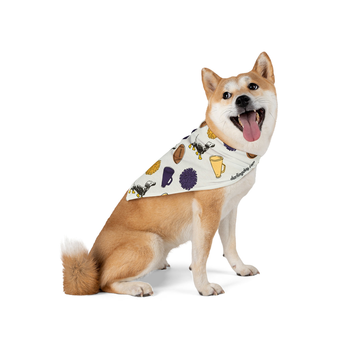 Purple & Gold Gameday Bandana