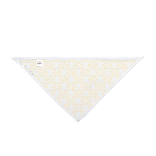 Yellow Mod Flower Bandana