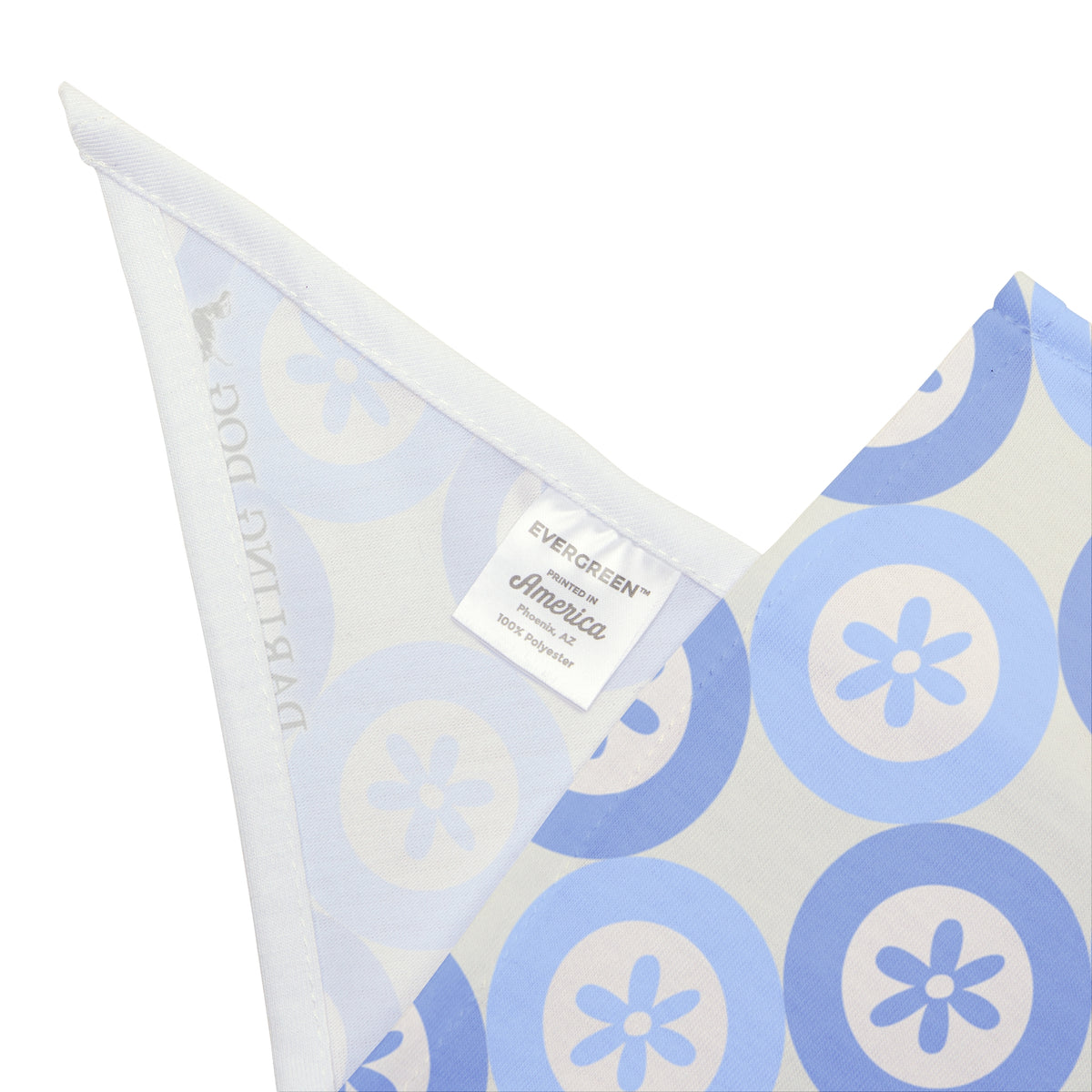 Blue Daisy Dot Bandana