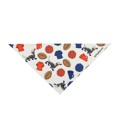 Orange & Blue Gameday Bandana