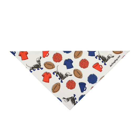Orange & Blue Gameday Bandana