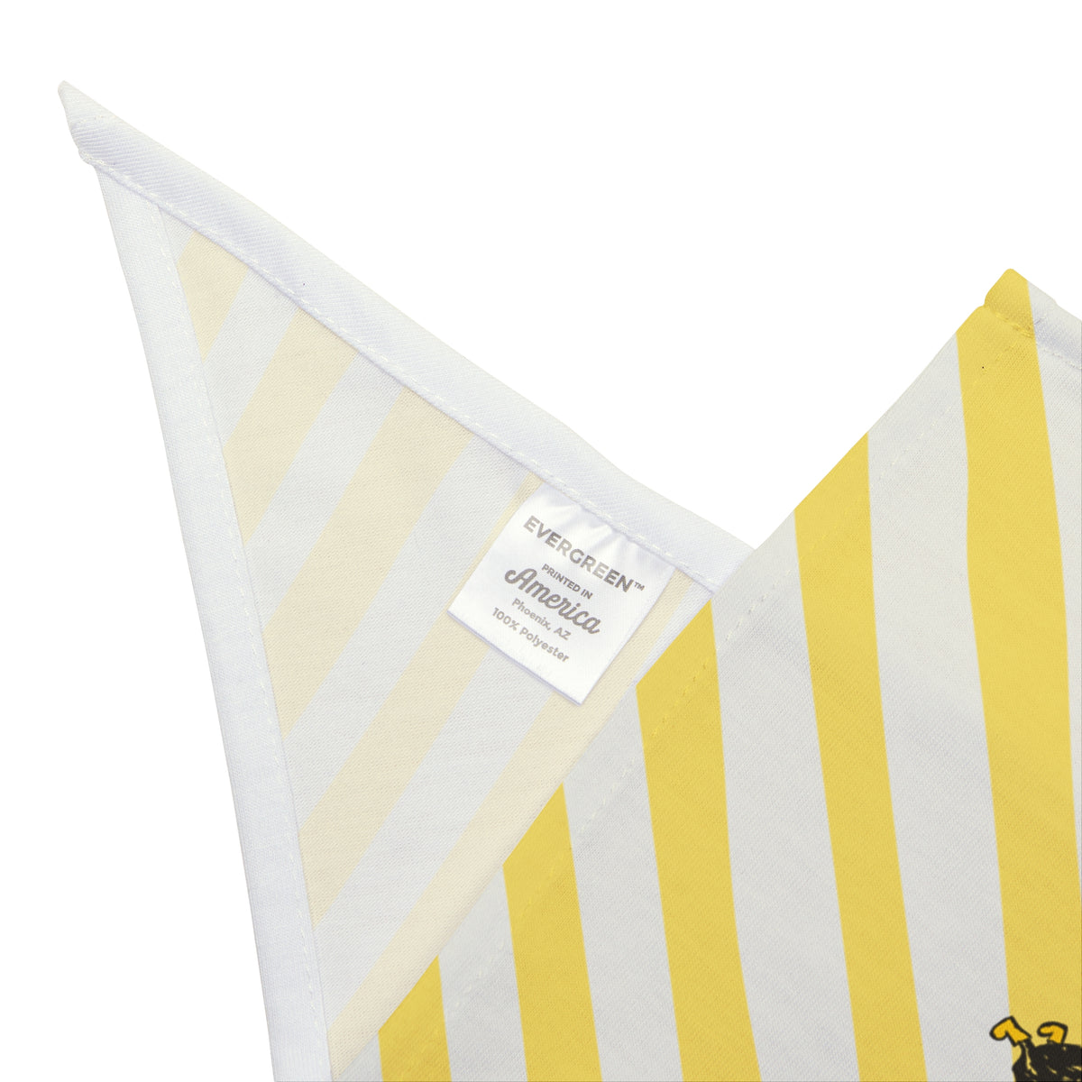 Yellow Striped Bandana