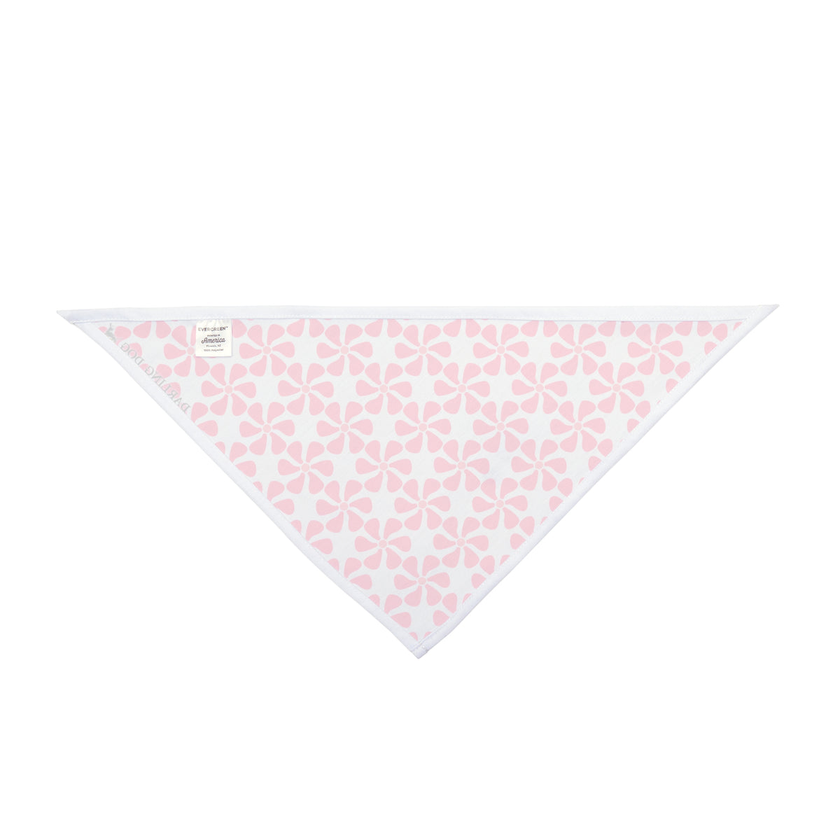 Pink Floral Pet Bandana - Cute Reversible Dog & Cat Accessory
