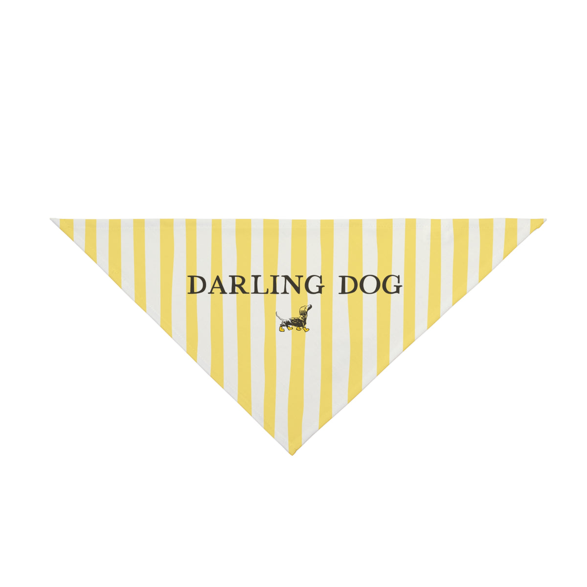 Yellow Striped Bandana