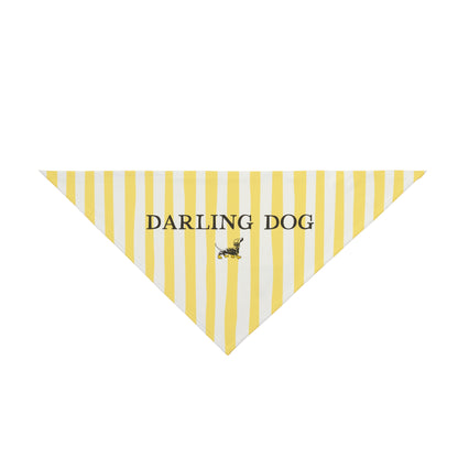 Yellow Striped Bandana