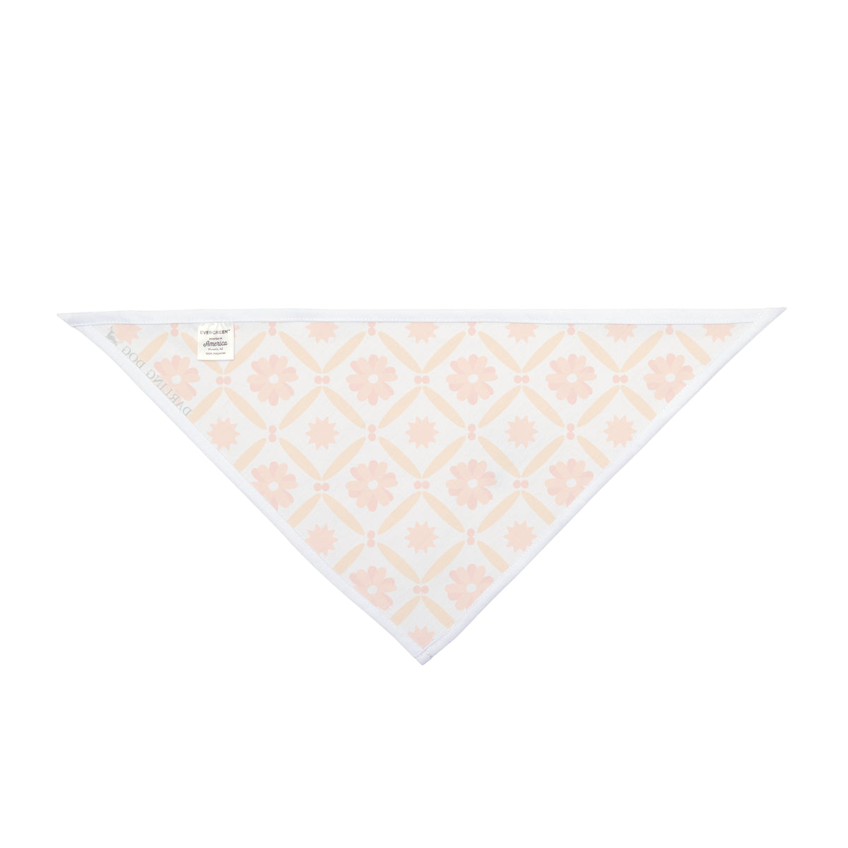 Orange Tile Floral Bandana
