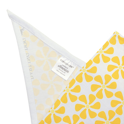 Yellow Mod Flower Bandana