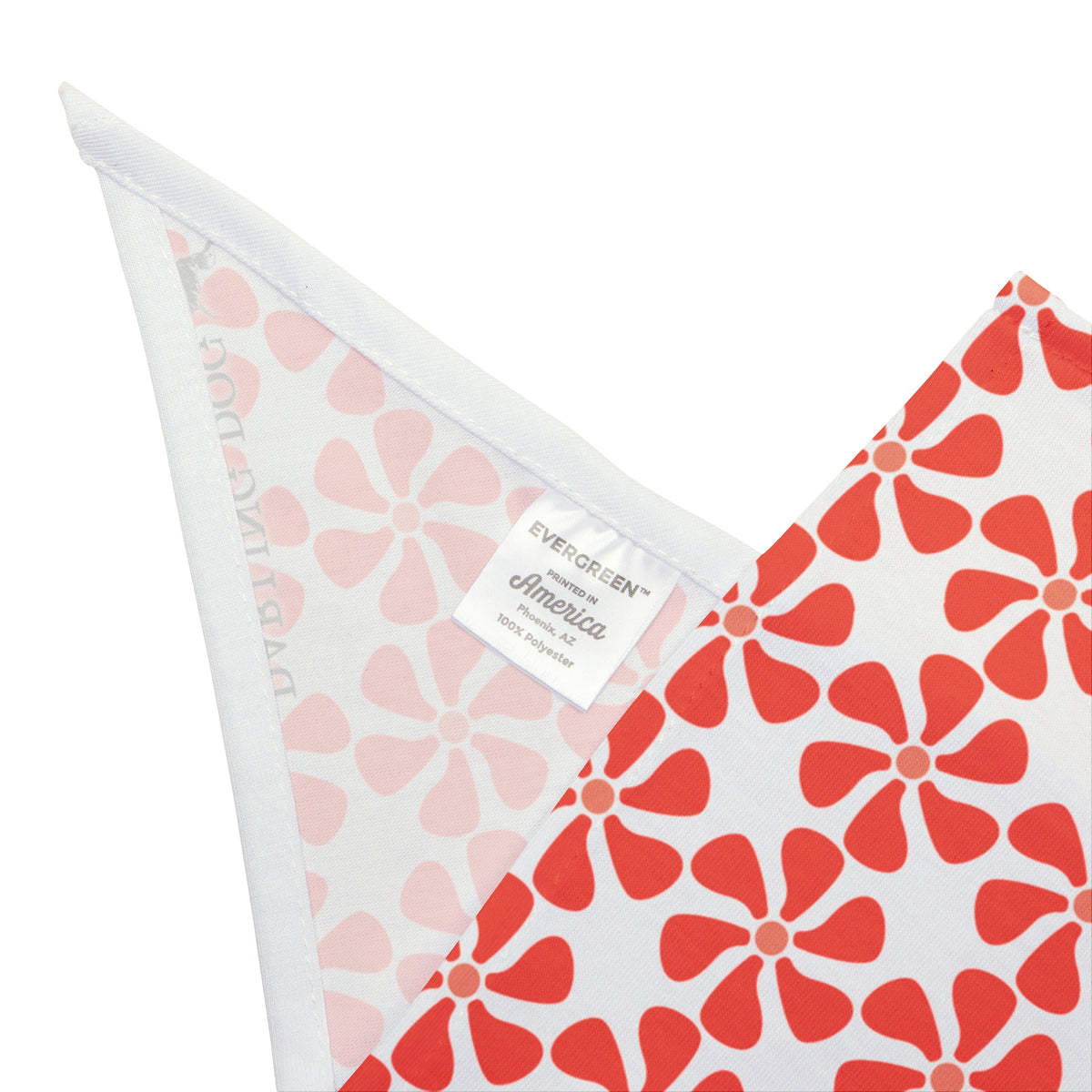 Coral Mod Flower Bandana
