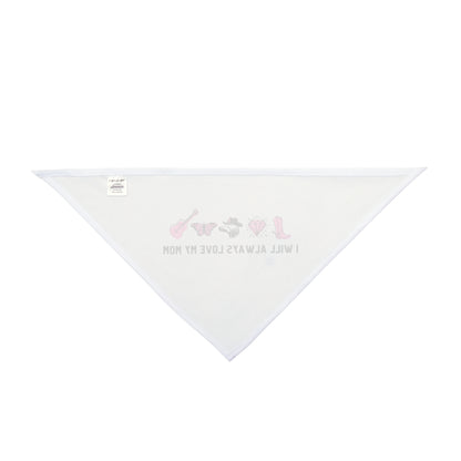 I Will Always Love My Mom Dog Bandana