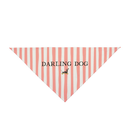 Pink Striped Bandana