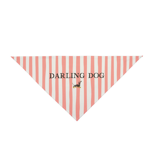 Pink Striped Bandana