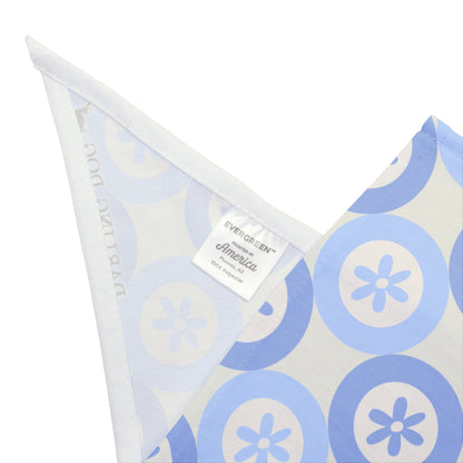 Blue Daisy Dot Bandana