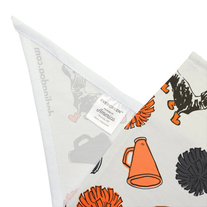Orange & Grey Gameday Bandana