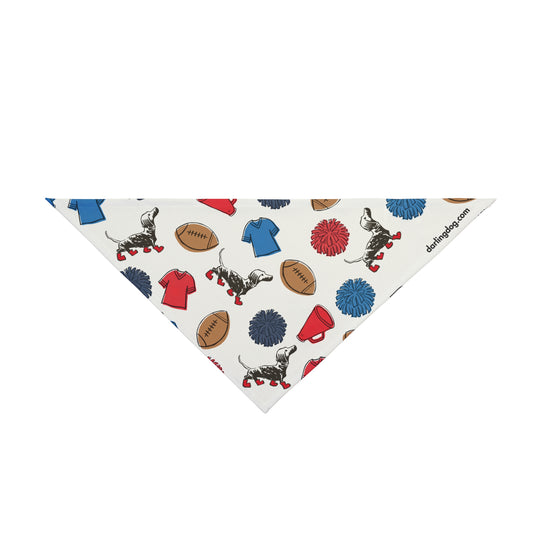 Red & Navy Gameday Bandana