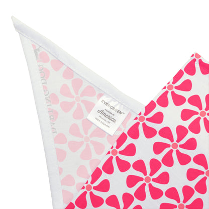 Pink Floral Pet Bandana - Cute Reversible Dog & Cat Accessory