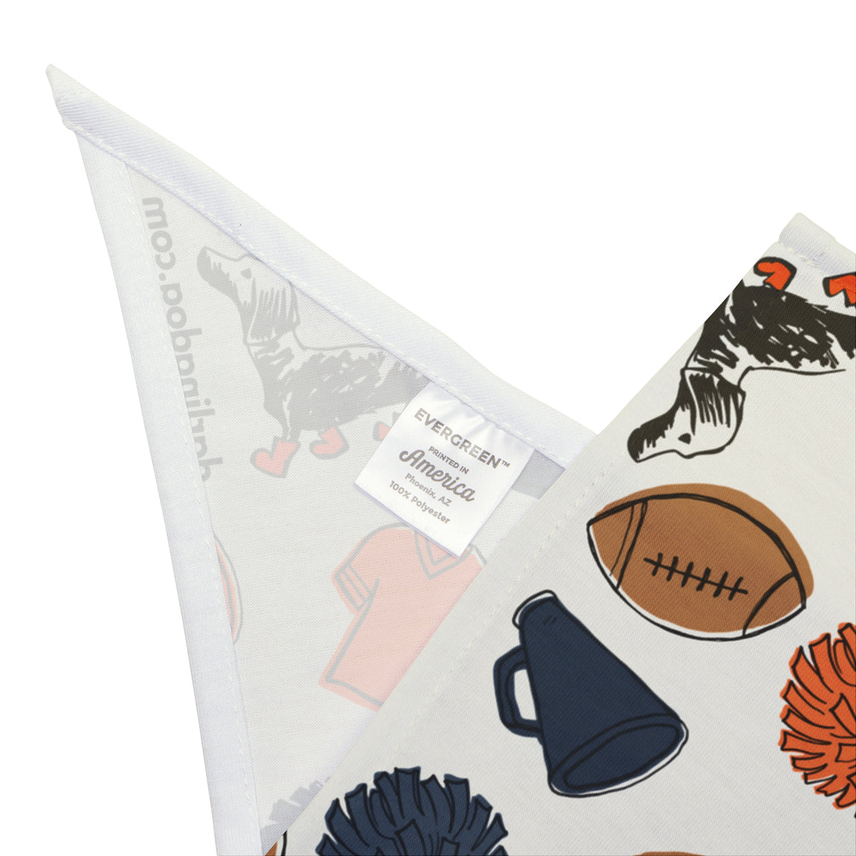 Navy & Orange Gameday Bandana