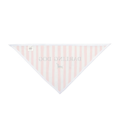 Pink Striped Bandana