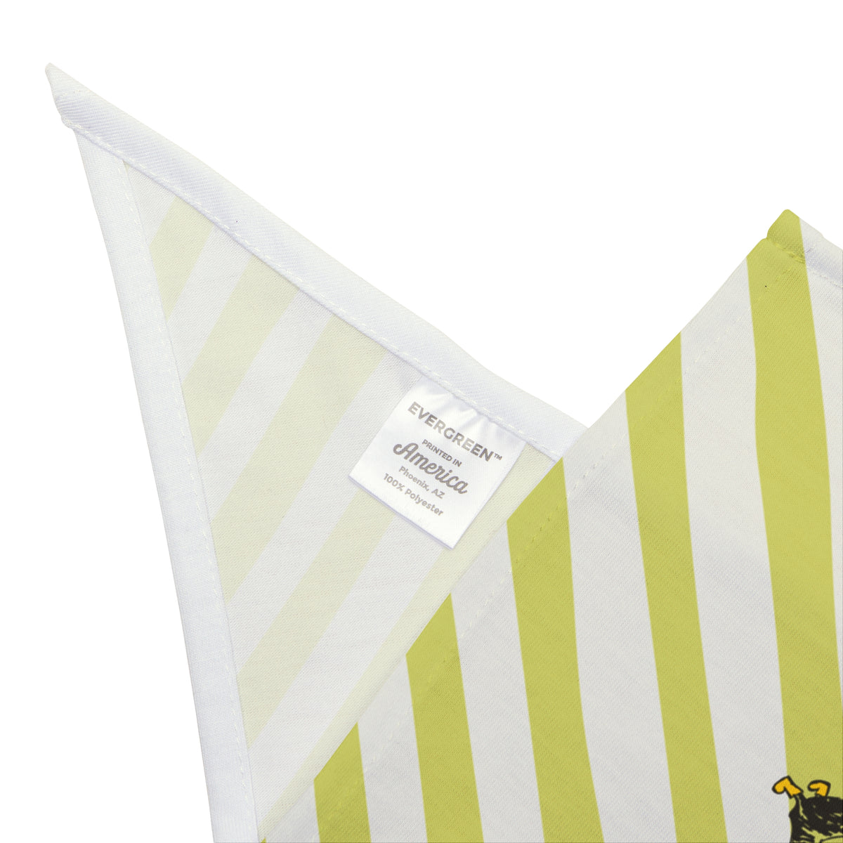 Green Striped Bandana