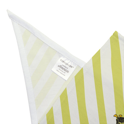 Green Striped Bandana