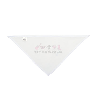 I Will Always Love My Mom Dog Bandana