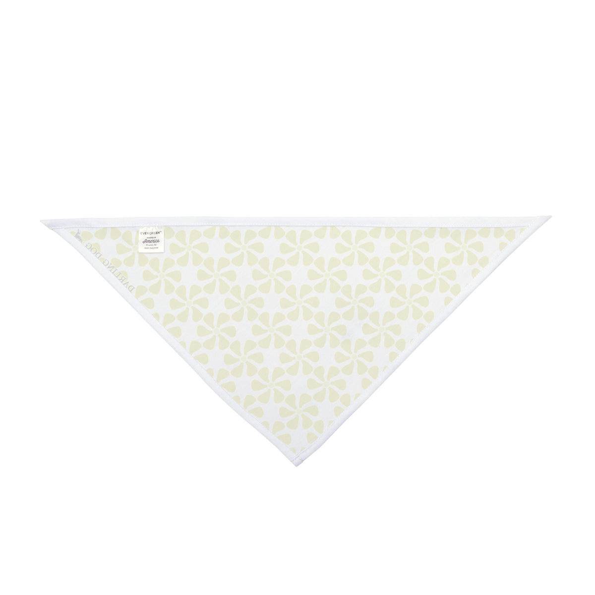 Lime Mod Flower Bandana