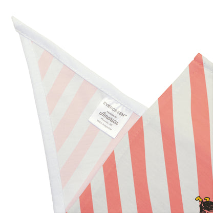 Pink Striped Bandana