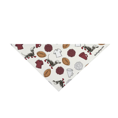 Red & White Gameday Bandana