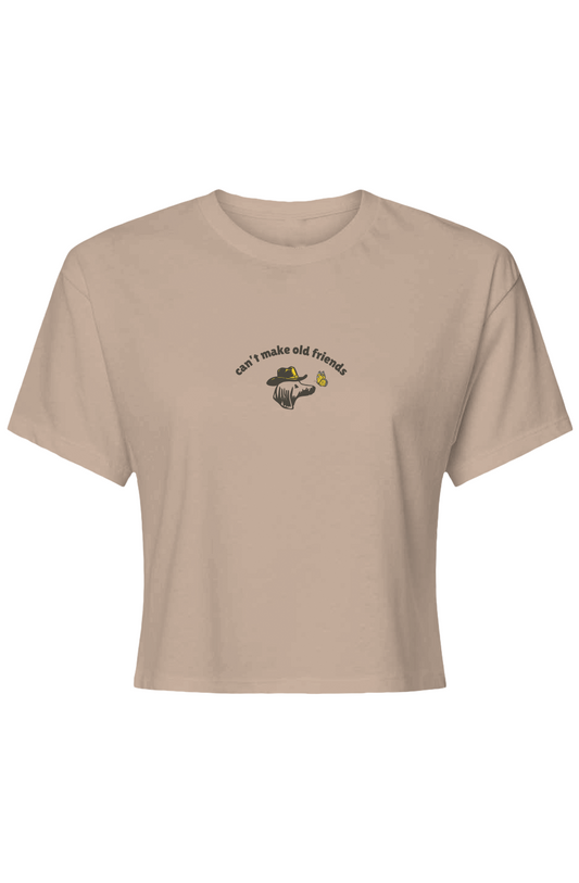 Can't Make Old Friends Crop Tee