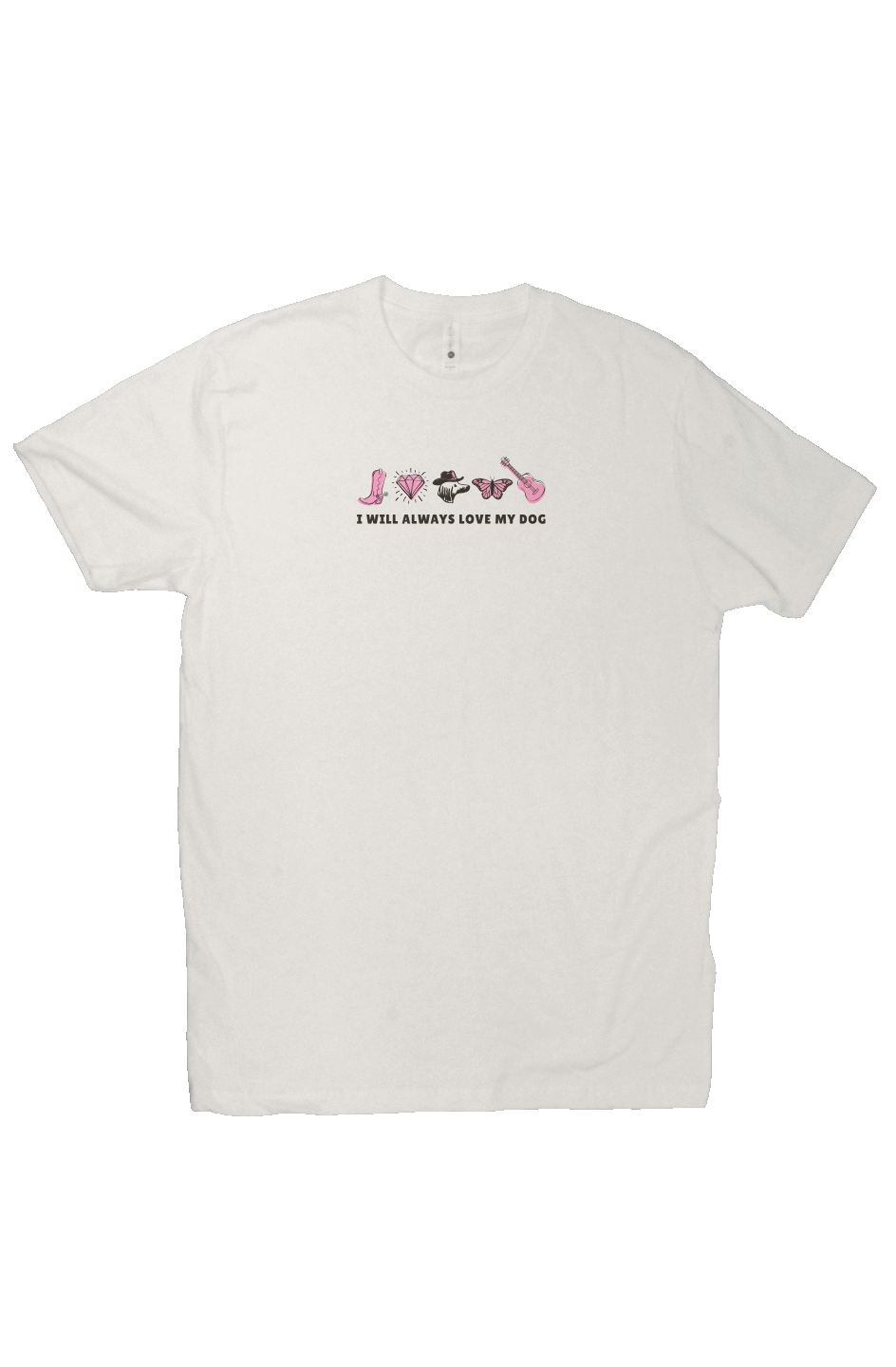 I Will Always Love My Dog Premium Tee Pink Edition