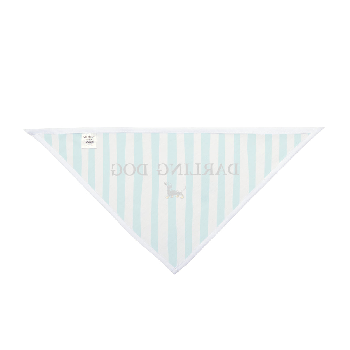 Teal Striped Bandana