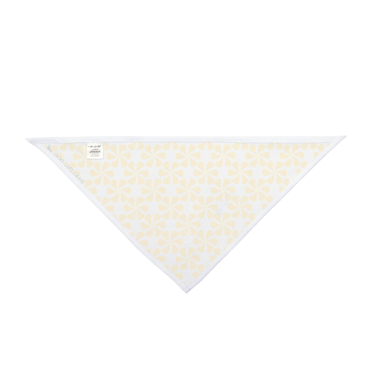 Yellow Mod Flower Bandana