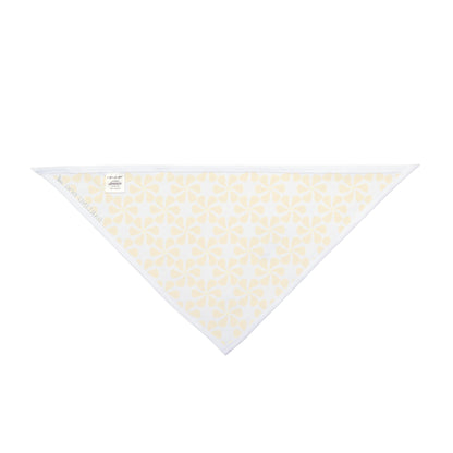 Yellow Mod Flower Bandana