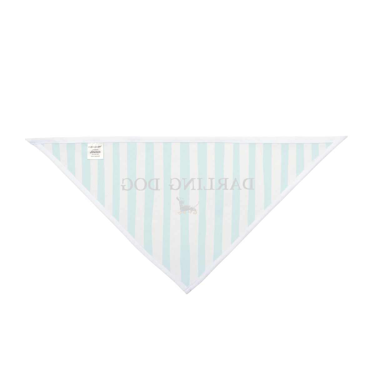 Teal Striped Bandana
