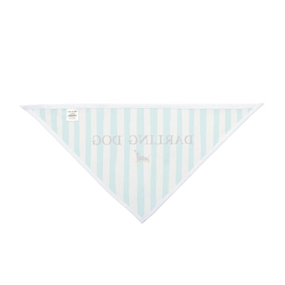 Teal Striped Bandana