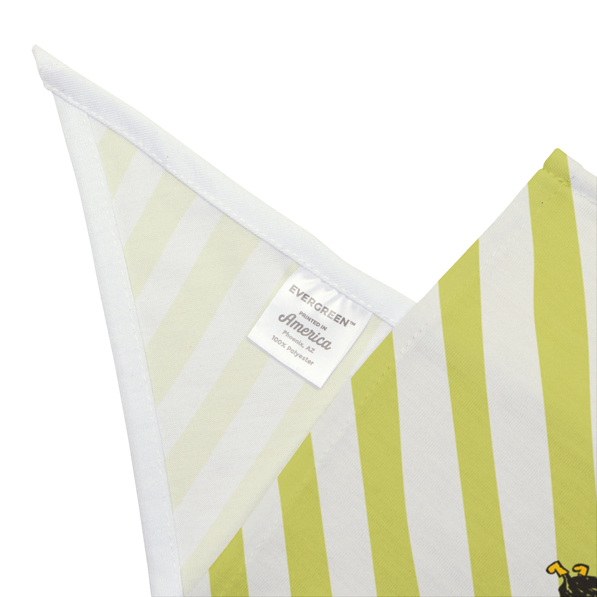 Green Striped Bandana
