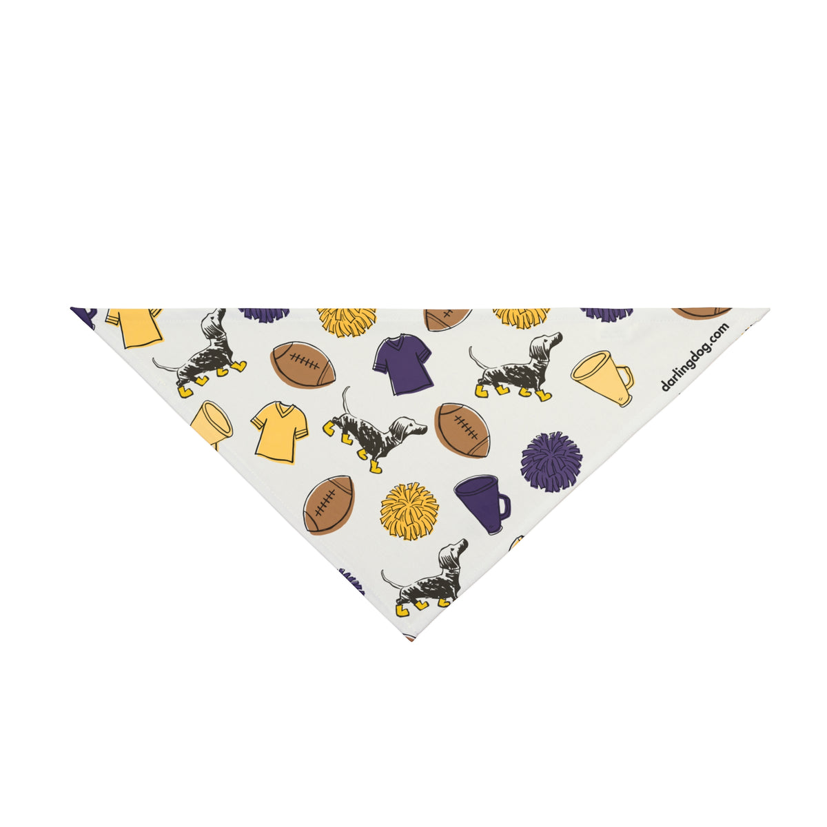 Purple & Gold Gameday Bandana