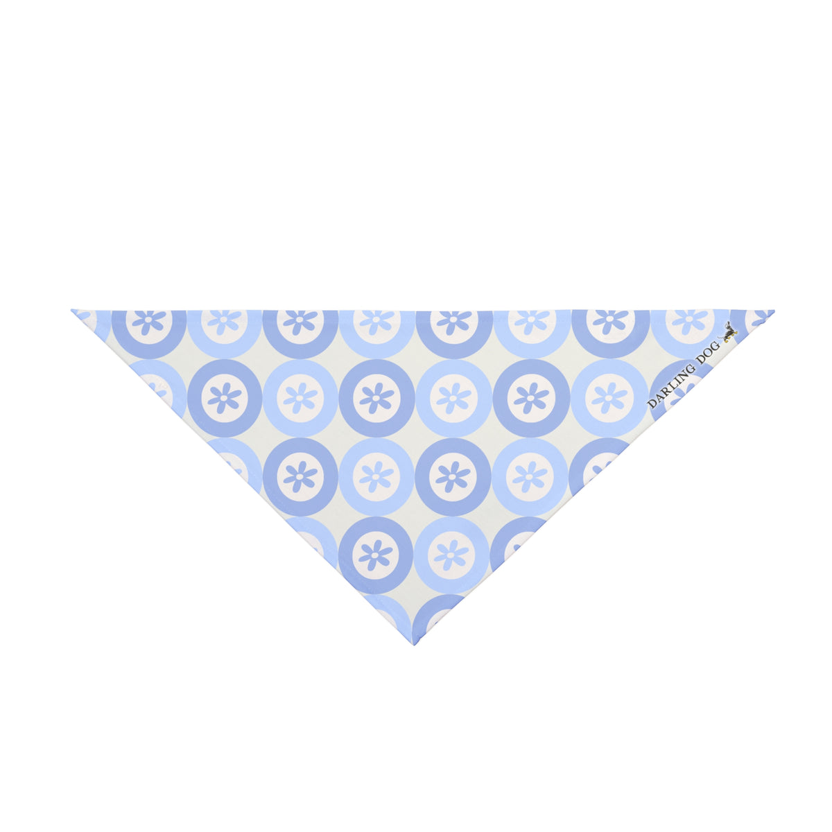 Blue Daisy Dot Bandana