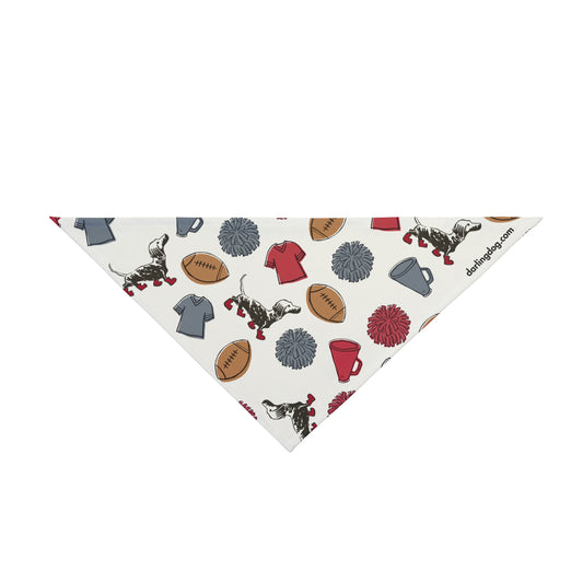 Crimson & Gray Gameday Bandana